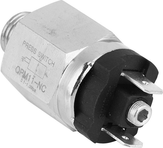Neoglint Einstellbarer Luftdruckschalter QPM11NC Schließer in Silber, G1/4, AC220V, 48VACDC - Bild 1