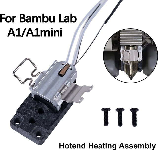 Bambu Lab Hotend-Montage-Heizeinheit für A1 und A1 Mini FDM 3D-Drucker Zubehör - Bild 1