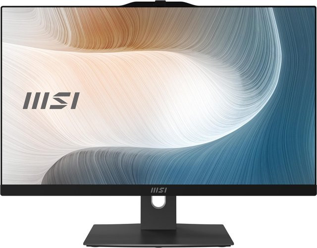 MSI Modern AM242P 1M-1869AT All-in-One PC, Schwarz, 23,8 Zoll Full HD IPS, Intel Core 5 120U, 16 GB, 512 GB SSD, Windows - Bild 1