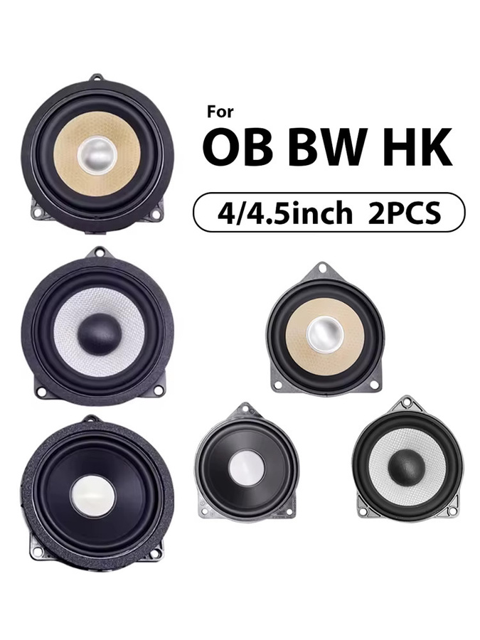 DWVVSL Mitteltonlautsprecher für BMW 3er F30, F10, F20, F23, G01, G20, G30, F48, 3GT und 4 in Schwarz, 4,5 Zoll Auto-Türlautsprecher für Mittelkonsole und Armaturenbrett - Bild 5