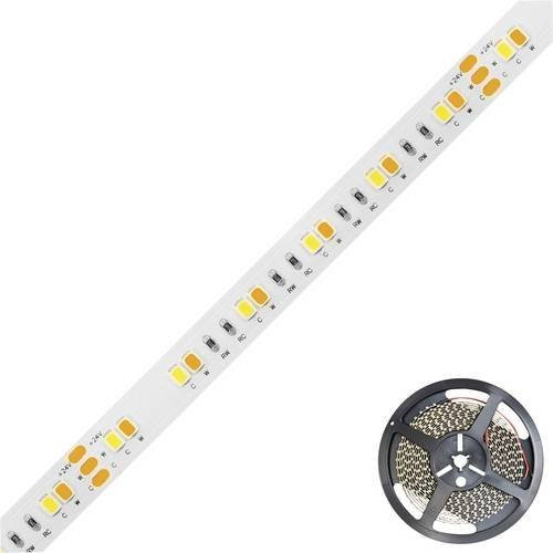 EVN LED-Streifen SB202460280125 CCT Warmweiß bis Tageslichtweiß 24V 5m mit offenem Kabelende - Bild 1