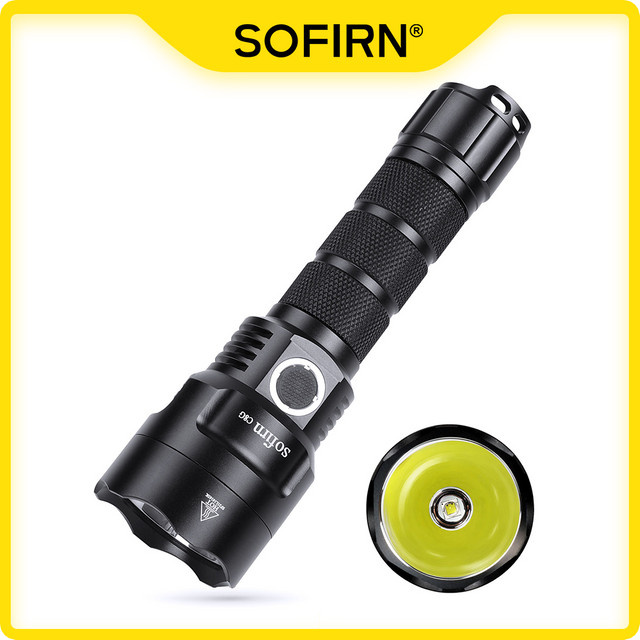 Sofirn C8G Taktische LED Taschenlampe mit SST40, 2000 lm, Schwarz - Bild 1