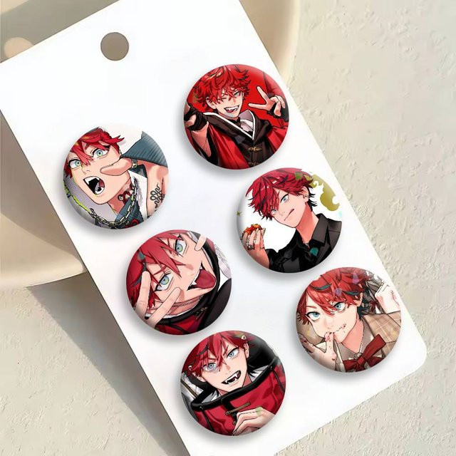 G-Gokurakugai A-Alma Brosche, Cartoon-Abzeichen, Unisex - Bild 1