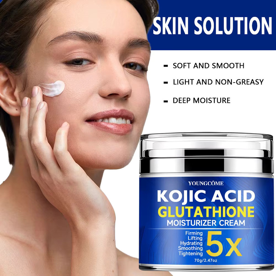 YOUNGCOME Gesichtscreme mit Kojisäure und Glutathion, Reife Haut - Bild 3