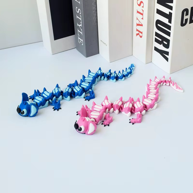 Hot Toys 3D-Druck Drachen-Figur Shilong als kreative Schreibtisch-Dekoration in Mehrfarbig - Bild 1