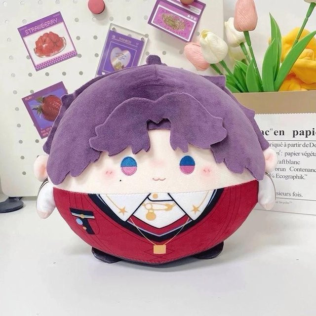 Liebe Und Tiefraum Runde Dango Plüschkissen, Stofftierkissen, 20cm - Bild 1