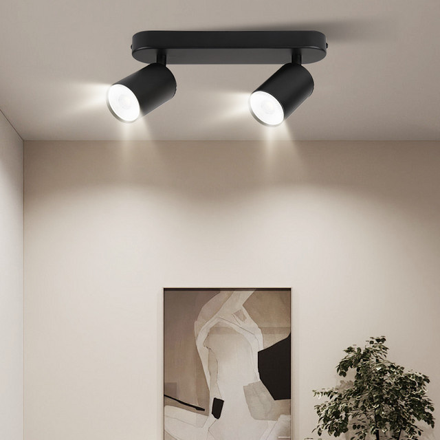 CHENBEN LED Deckenlampe als Spot-Kronleuchter mit GU10 Birne in Warm Light für Schlafzimmer und Flur - Bild 1