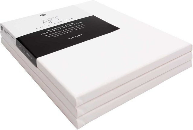 Rico Design ART Keilrahmenset 3 Stück, B/H: 24 x 30 cm - Bild 1