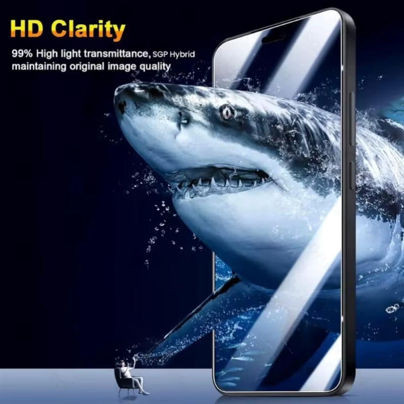 ZMZE 3er-Pack Ultra-Klares Panzerglas Displayschutzfolie für iPhone 17 Pro Max, 16, 15, 14, 13, 12, 11 Pro, transparent - Bild 6