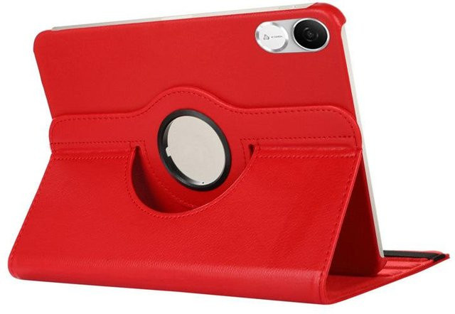 Xiaomi Redmi Pad Pro und POCO Pad 12.1 Hülle mit 360 Grad Drehung und Auto Sleep Funktion in Rot - Bild 1
