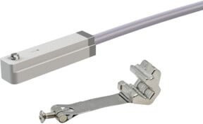Riegler HALL-Sensor Rundzylinder MI/MSI PNP Farbe Silber mit 3 m Kabel und Kolben-Ø 10 mm - Bild 1