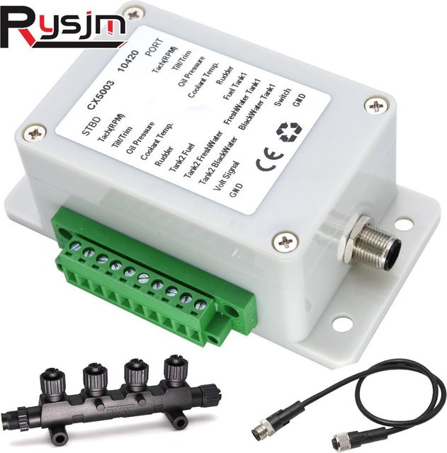 RYSJM NMEA2000-Adapter CX5003 Multifunktionskonverter und Verdrahtungskabel für Bootszubehör - Bild 1