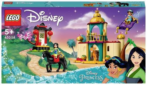 LEGO Disney Jasmins und Mulans Abenteuer Prinzessinnen Set 43208