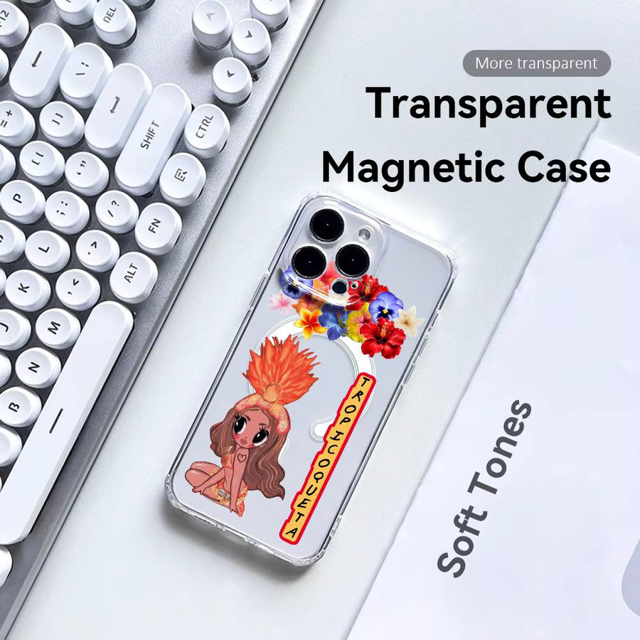 Singer K-KaRol G Magnetische Handyhülle für iPhone 17 16 15 14 13 12 Pro Max Plus Transparent - Bild 3