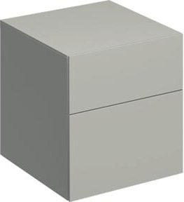 Geberit Seitenschrank Xeno2 in Greige mit 2 Laden, B/T/H: 45 x 46,2 x 46,2 cm - Bild 1