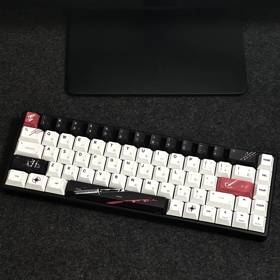 Venit Keys Yuki Aim Anime Tastenkappen aus PBT im Dye-Sub-Verfahren für mechanische Tastaturen wie Mad68 und 60% Layout - Bild 3