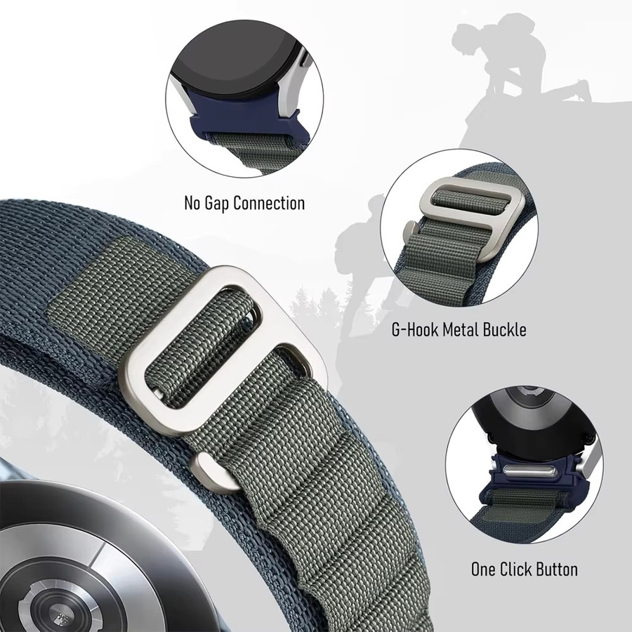 Sportarmband LCAPLE, Textil/NATO, Unisex - Bild 3