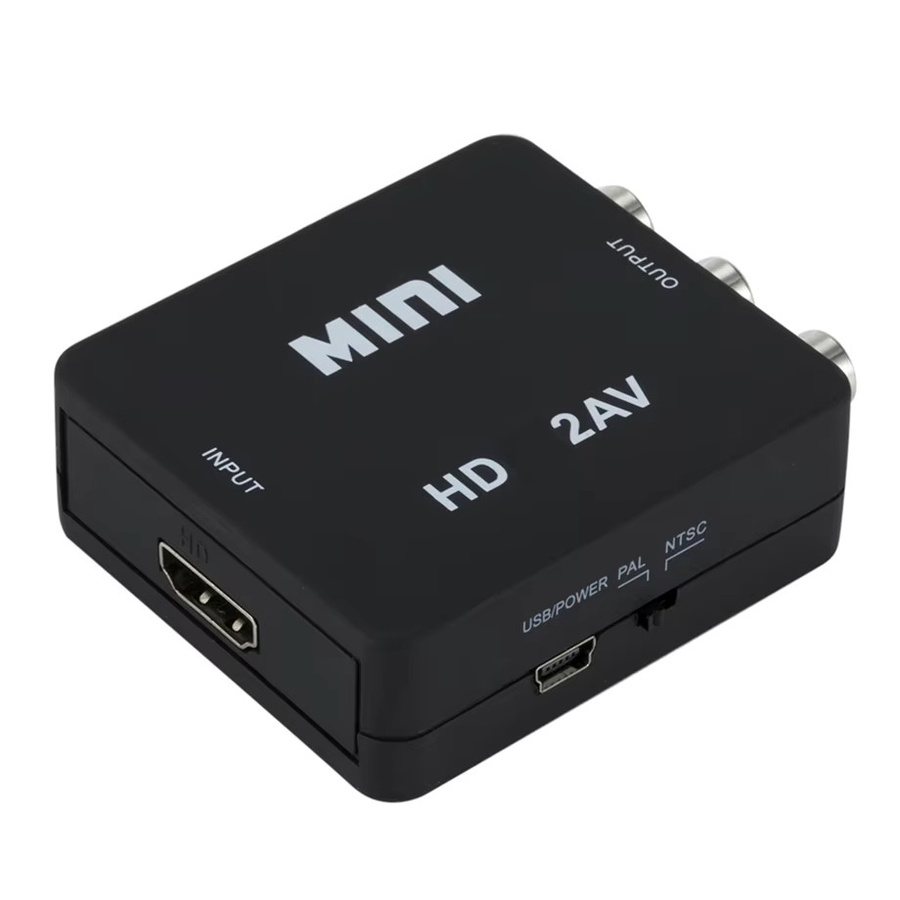 Mrgabwte HDMI zu RCA AV Composite Adapter Konverter in Full HD 1080P mit USB-Kabel für HDTV2AV und AV2HDTV Audio-Video-Verbindung - Bild 4