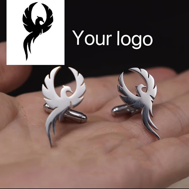 Stylisteel Manschettenknöpfe Edelstahl, Silber, Herren, minimalistisch - Bild 1