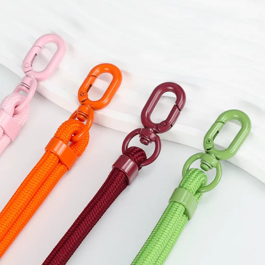 WSSHE Handyzubehör Lanyard Beige: Verstellbare gewebte Handschlaufe als universelles Anti-Verlust Hängeseil für dein Mobiltelefon - Bild 2