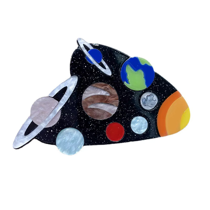 shmik Brosche Planet Acryl, personalisiertes Abzeichen - Bild 2