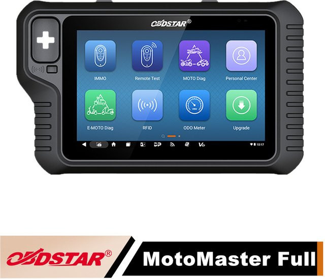 OBDSTAR MotoMaster Vollversion für Diagnose und Programmierung von Moto, Marine, E-MOTO, IMMO, Cluster Recalibration, ECU Flasher und Make Key in Schwarz - Bild 1