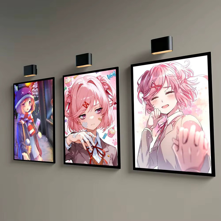 Natsuki Anime Wandposter Bilibili Cartoon Charakter Wandaufkleber Mehrfarbig - Bild 4