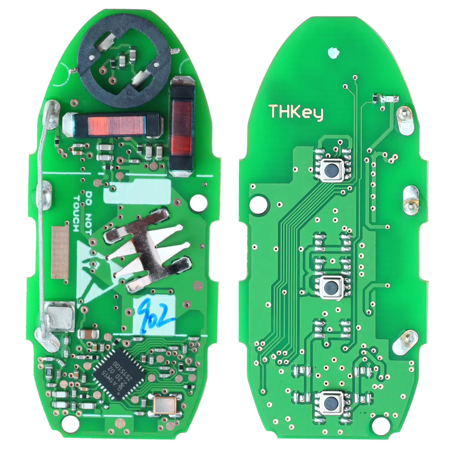 KEYECU Smart Remote Fob S180144902 433 MHz 4A Chip für Nissan Murano Pathfinder Titan 2019 2020 KR5TXN7, Schwarz - Bild 3