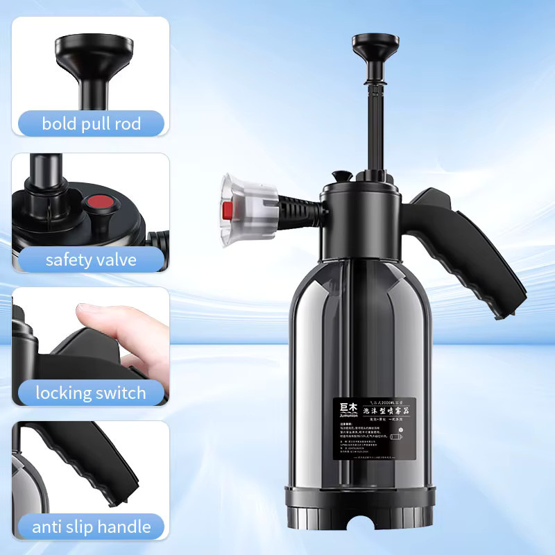 Jumunion Hand-Schaumsprüher in Schwarz mit 2 l Fassungsvermögen für Auto, Haus und Garten - Bild 4
