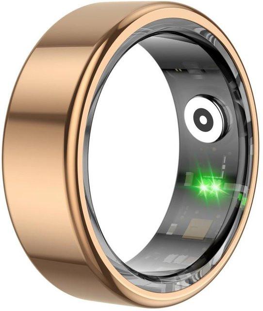 BirchFlume R02 Smarter Ring in Gold mit Herzfrequenz-, Blutsauerstoff- und Schlaftracking für Erwachsene - Bild 1