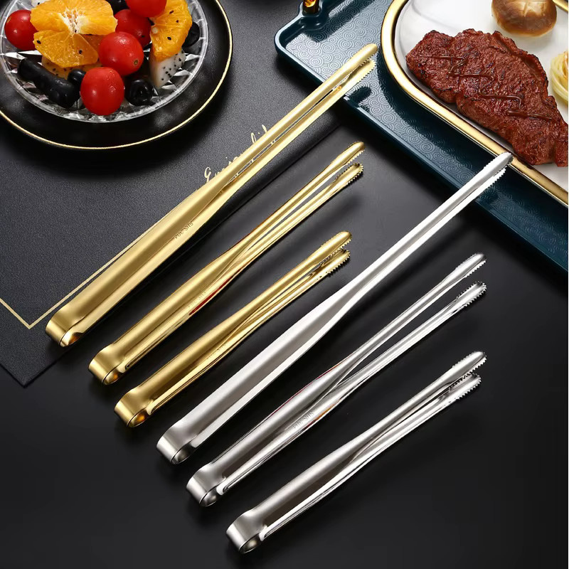 JUSTINLAU Grillzange aus Edelstahl in Silber für Barbecue und Picknick - Bild 3