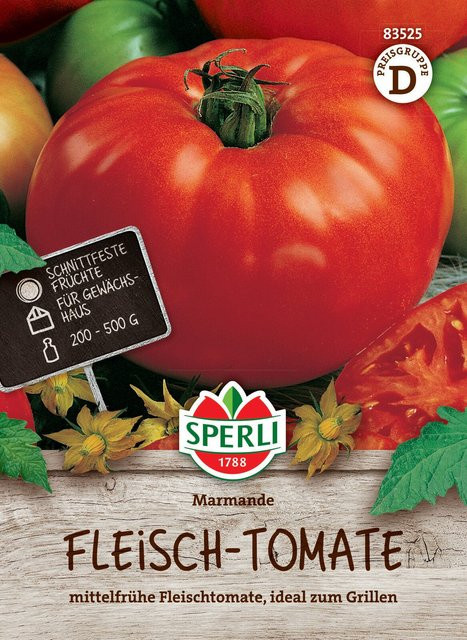 SPERLI Fleischtomaten-Samen Marmande rote Sorte aus Italien - Bild 1