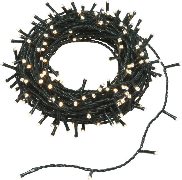 RGBWW LED Lichterkette mit 240 LEDs in Grün und Weiß, smart kompatibel mit Timer und IP44 Schutz für Garten und Zuhause - Bild 1