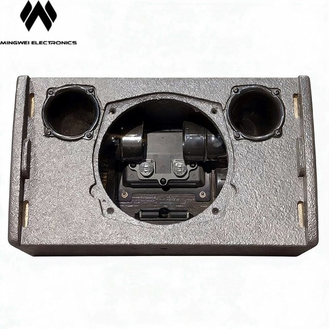 MW Audio X8 8-Zoll Koaxial-Monitorlautsprecher-Leergehäuse, passive professionelle Soundbox, Dunkelbraun - Bild 1