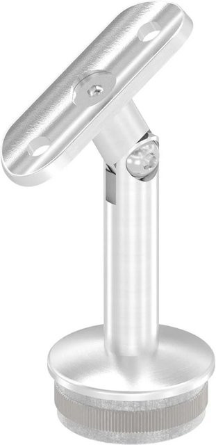 FeNau Komplett Set mit Stopfen für Rundrohr Ø 42,4 mm aus Edelstahl in Silber - Bild 1