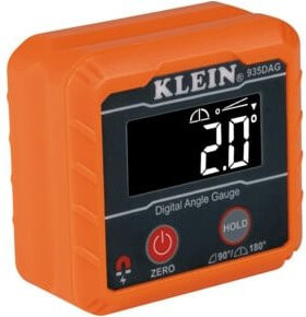 Klein Tools Digitaler Neigungsmesser und Wasserwaage in Orange - Bild 1