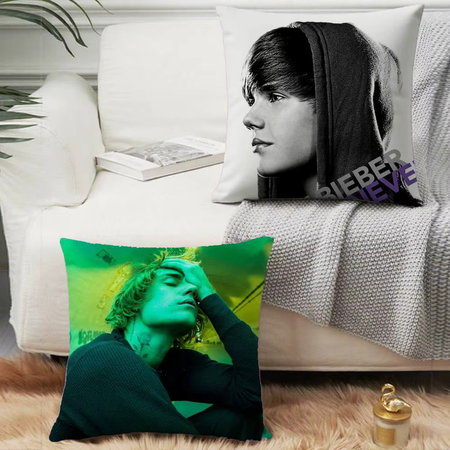 J-Justin Bieber Album Design Kissenbezug für Sofa und Dekoration, B/B: 40 x 40 cm - Bild 3