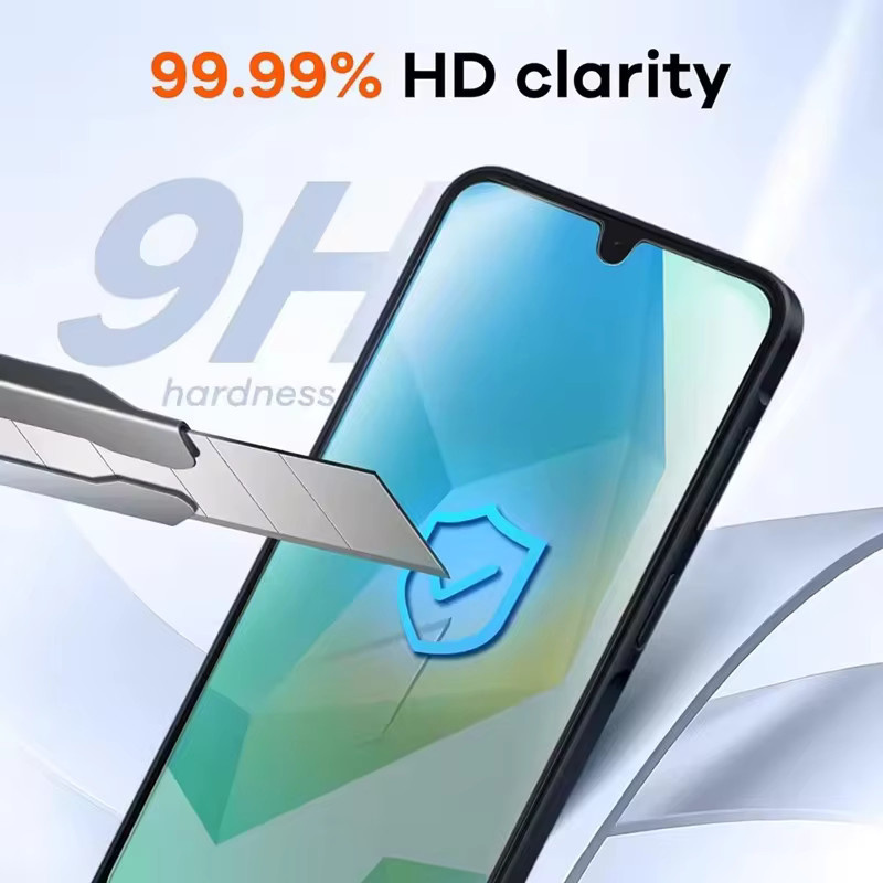 5er Pack Panzerglas Display Schutz für Samsung Galaxy A16 A56 A55 A54 A53 A52 A52S A51 A71 A36 A35 A34 A33 A32 A13 M31 M51 S10E S20FE in Transparent - Bild 2