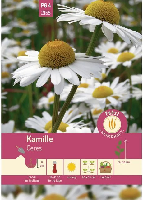 Pabst Keimkraft Kamille Ceres Saatgut für deinen Garten, 10 g - Bild 1