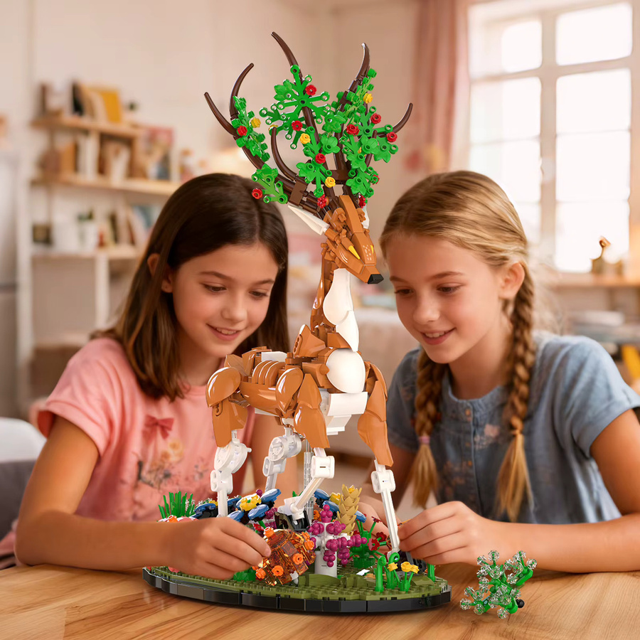 AMAZINGBLOKS Sika-Hirsch, Baukasten, 1220 Teile, ab 8 Jahren - Bild 5
