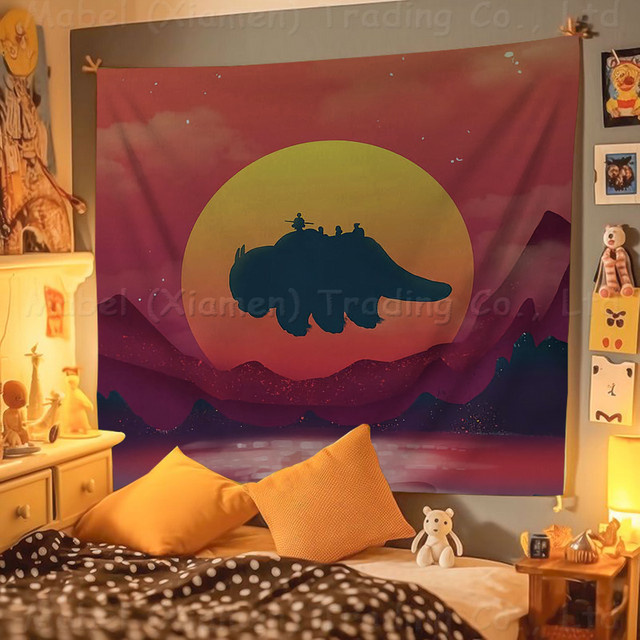 Rastar Avatar The Last Airbender Retro-Flagge in Multicolour als textile Wanddekoration für dein Wohnzimmer oder Studio, Breite: 50 cm, Höhe: 50 cm - Bild 1
