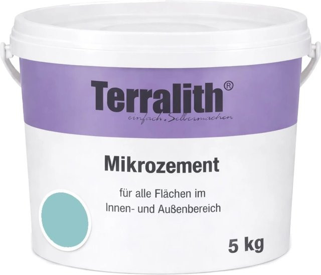 Terralith Mikrozement Fix & Fertig LFC0461 Blau 5kg für 3,5qm (0-2mm) - Bild 1
