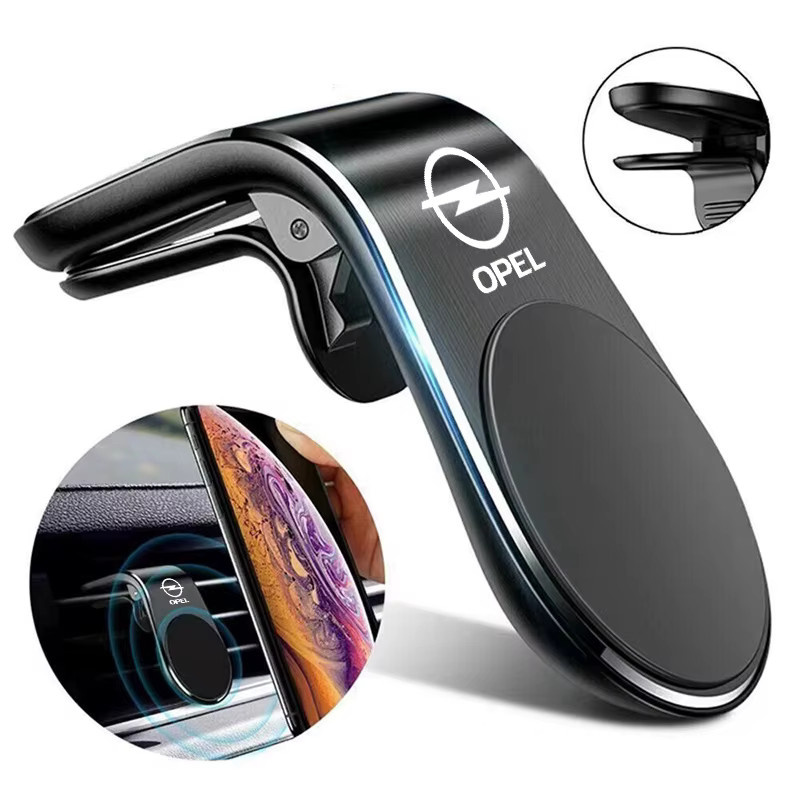 Magnetische Smartphone Halterung für Opel Corsa D, Astra, Insignia, Mokka, Adam, Combo und OPC in Schwarz - Bild 3