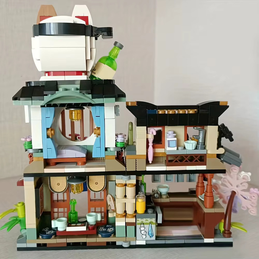 doinbby Japanische Izakaya-Architektur Bausteine, 789 Teile - Bild 5