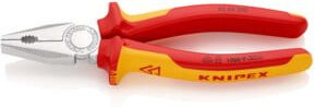 Knipex Kombizange isoliert in Rot, VDE-geprüft, 200 mm - Bild 1