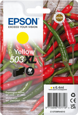 Epson 503XL Tintenpatrone Gelb XL für Expression Home XP-5200, XP-5205 und WorkForce WF-2960DWF, WF-2965DWF, 6.4 ml - Bild 1