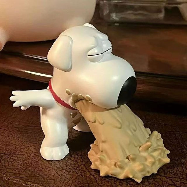 TAKARA TOMY Family Guy Brian Griffin Figur, Desktop-Ornament - Bild 1