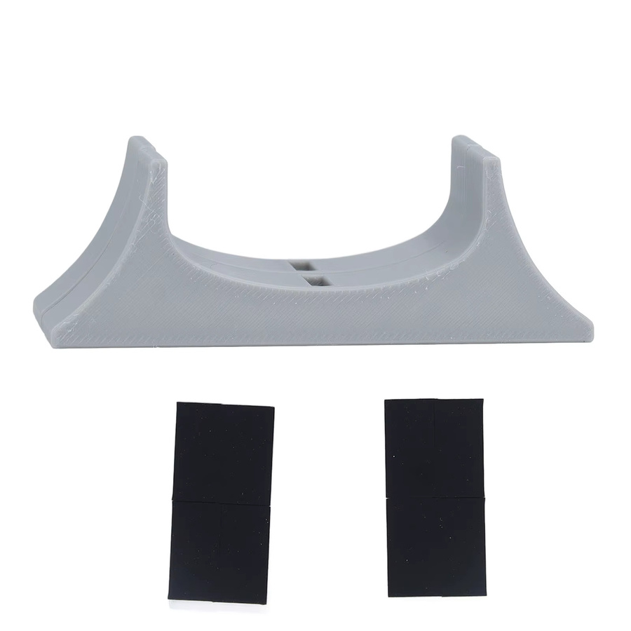 Arealer Horizontaler und Vertikaler Konsolenhalter für Nintendo Wii U, Schwarz, Rutschfester 3D-gedruckter Ständer - Bild 2