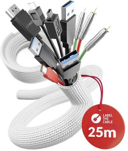 LTC Kabelschlauch Label the Cable PRO 5120 Weiß - Bild 1