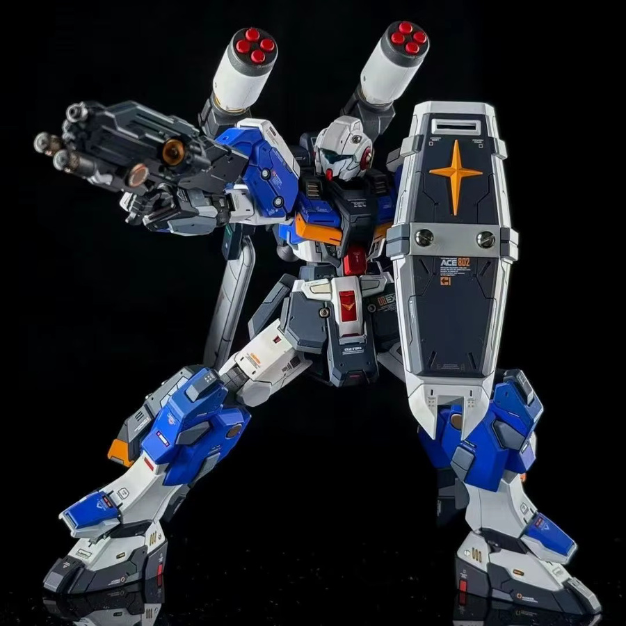 Bandai Mecha-Bausatz, Actionfigur, 1/144 Maßstab, mit beweglichen Gelenken - Bild 2
